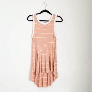 NWT Striped Hi Lo Tank